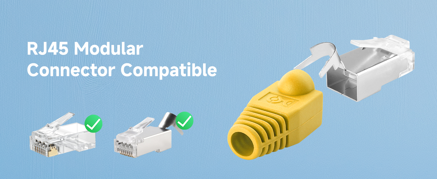 Cat6 / Cat5e RJ45 Strain Relief Boots