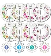 Eli with Love Baby Closet Dividers (Floral) – Fits 1.5
