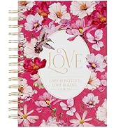 Christian Art Gifts Inspirational Journal, Love is Patient Wide Ruled Notebook, 1 Corinthians 13:...