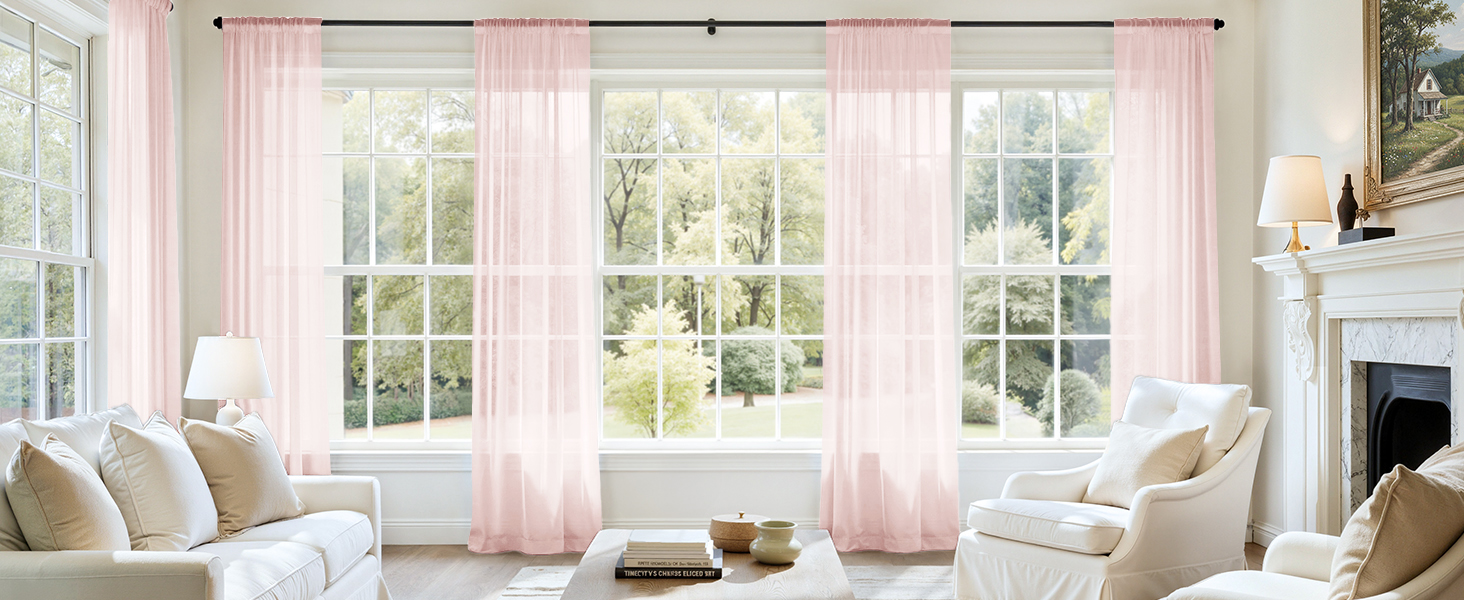 sheer curtains