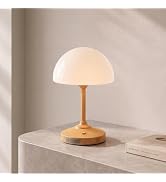 Dawnwake Table Lamp Cordless Lamp for Bedroom,Small Bedside Desk Table Lamp,5000mAh Rechargeble B...