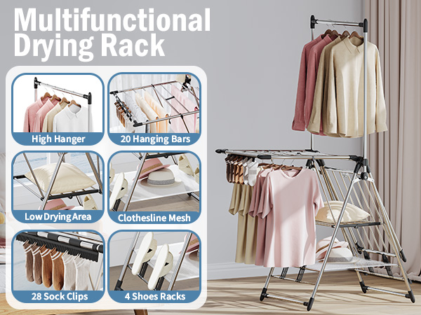 clothes drying rack