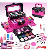 Kids Makeup Toys for Girls - Safe and Washable Makeup for Kids, Kids Makeup Kit for Girl, Real Gi...