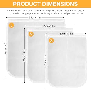 nut milk bag nut bags reusable strainer bag