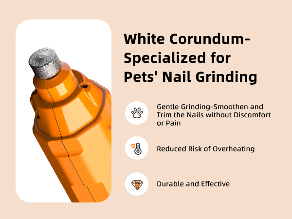 White Corundum Grinding Head
