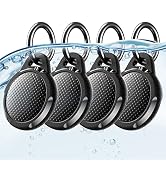 Waterproof Case for Airtag, 4 Pack Air tag Keychain Holder Compatible with Apple AirTags, Ultra D...
