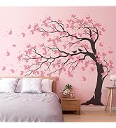 AM AMAONM 74.8x59 Inch Large Watercolor Tree Wall Decals - Peel & Stick Wall Stickers, DIY Remova...