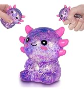 Puffwize Axolotl Squishy Toy, Cute Slow Rising Fidget Toy for Stress Relief, Soft Squeeze Sensory...