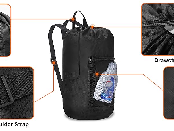 laundry bag with handles