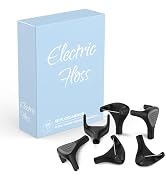 Voraiya Electric Flosser Refills – Unscented – 50 Replacement Floss Heads, Reusable Woven Dental ...