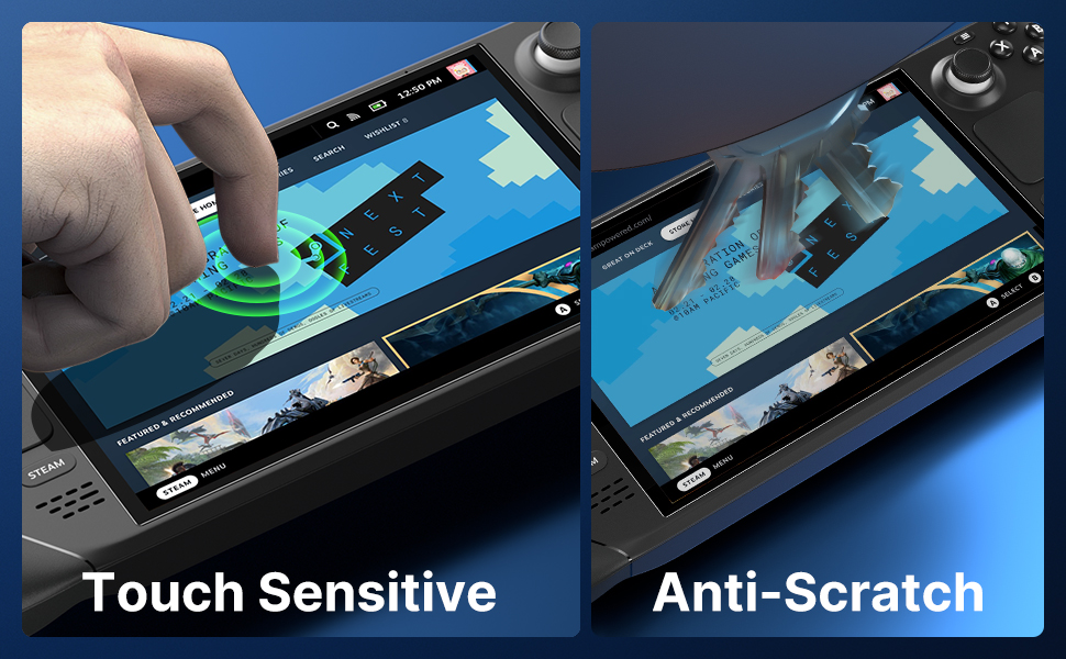 Reinforced steam deck screen protector