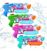Water Gun for Adults Kids: 600CC 4 Pack Squirt Blasters Super Water Guns for Adults Kids,Water Gu...