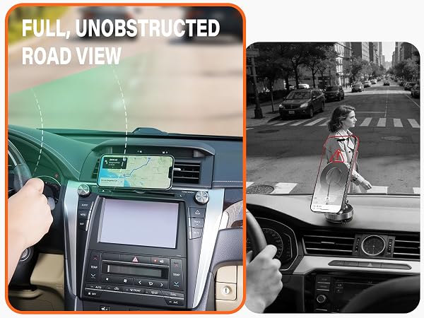 magnetic phone holder for car