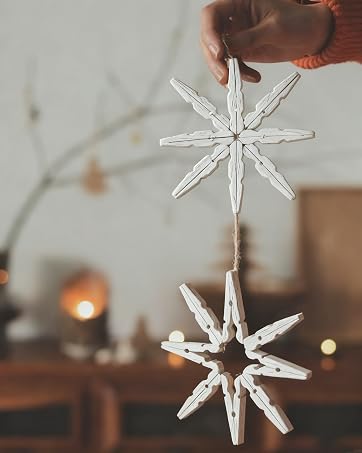 white clothespins