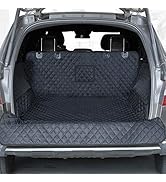 PETICON SUV Cargo Liner for Dogs, Waterproof Pet Cargo Cover Dog Seat Mat for SUVs Sedans Vans wi...