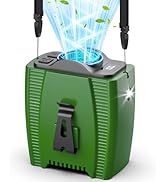 Portable Waist Fan Rechargeable, 5-Speeds 16000RPM Powerful Airflow, 10000mAh Up to 40H Cooling, ...