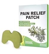 GLOTAO Natural Wormwood Pain Relief Patches, Knee Joint Support, Long-Lasting Relief