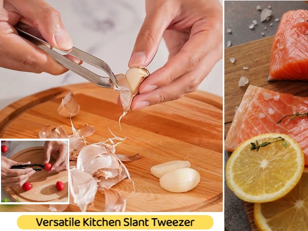 Fish Bone Tweezers Set, Stainless Steel Fish Bone Pliers, Kitchen Fish Pin Deboner Tools,