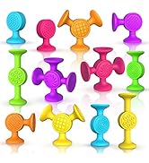 Toddlers Suction Cup Bath Toys: 12 Pcs Sensory Suction Bath Toys for Toddler, Kids Suction Fidget...