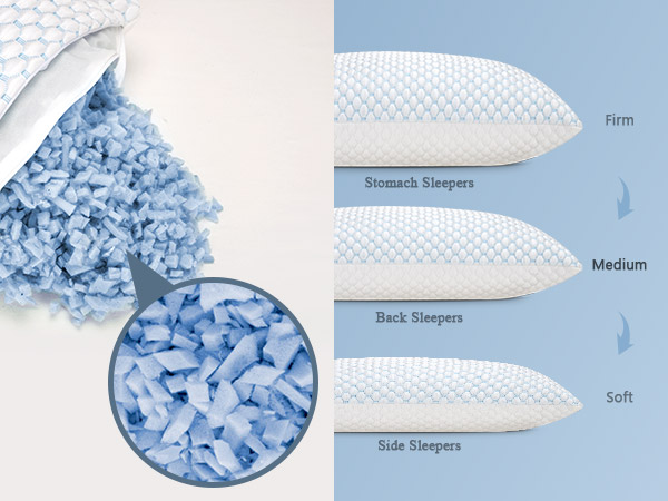 Shredded Memory Foam Pillows