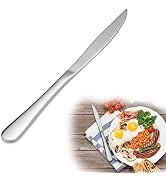 SANTUO 12-piece Steak Knives, Serrated Stainless Steel Knife Set of 12 (9.05 -inch)