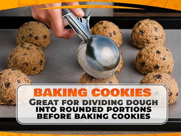 scoop cookie scoops for baking cake tester ice cream scoops best rated teaspoons dessert spoons