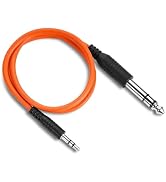Saramonic CineBuff TRS-3.5-6.35 | 3.5mm TRS to 1/4" Audio Connection Cable (17.7”)