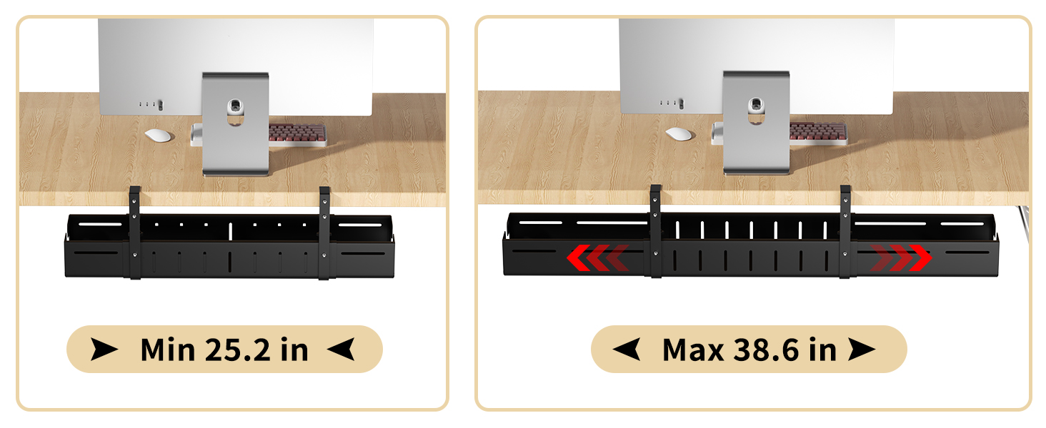 under desk cord management