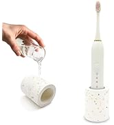 DiatZeno Single Toothbrush Holders for Bathrooms - Diatomite Quick-Dry Organizer, Minimalist Elec...