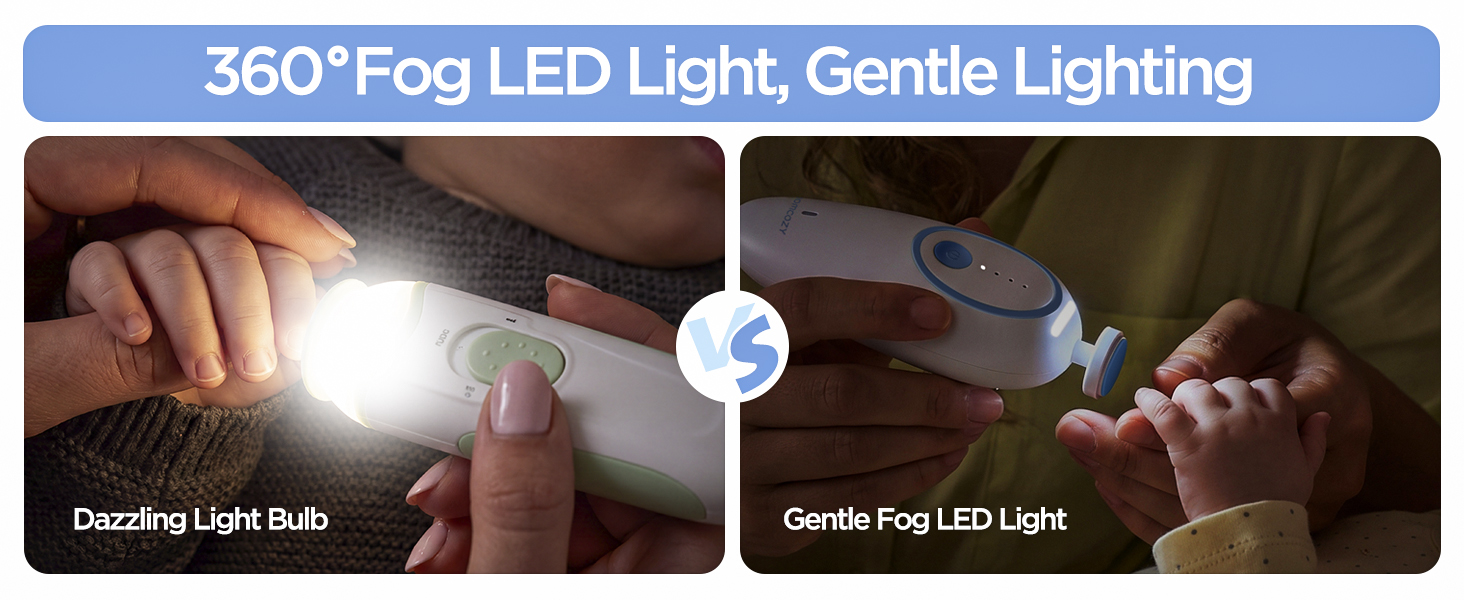 baby nail file clippers Gentle lighting