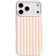 J.west for iPhone 17 Pro Max Case Cute Striped Phone Case Soft TPU Slim Shockproof Phone Cover fo...