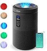 AROEVE Air Purifiers for Home Large Room up to 1782Ft² with Star Projector, Smart WIFI, Air Quali...
