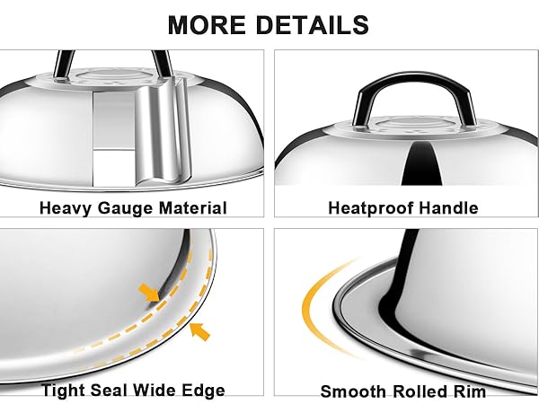 melting dome basting cover cheese griddle round 11 inch lid grill black stone flat top