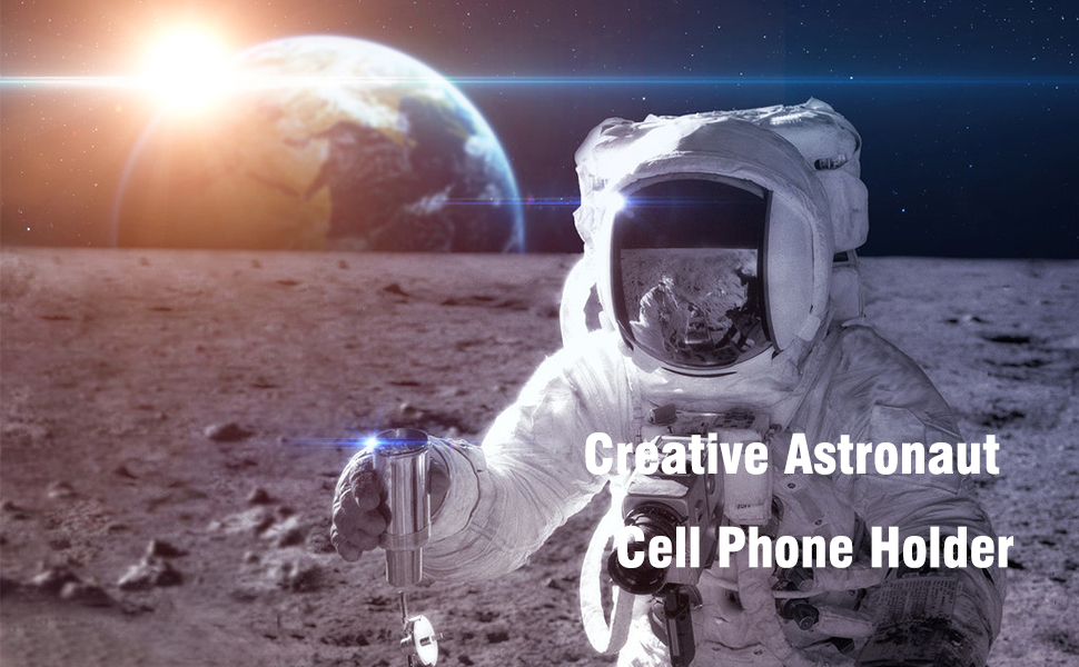 Astronaut Tablets Cell Phone Holder