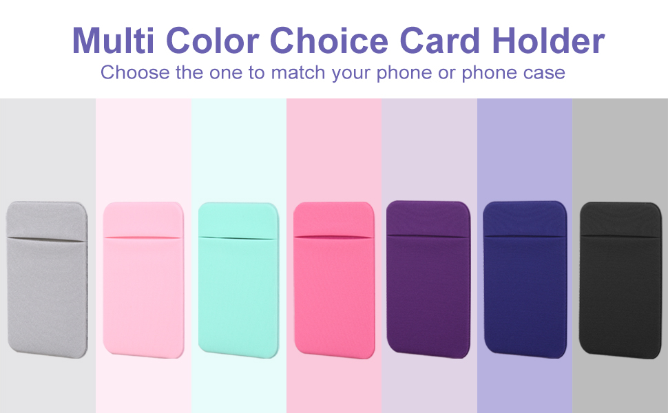 Cell Phone Card Holder Pocket