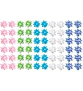 60pcs 2” Small Gift Bow for Presents Multicolor Small Star Bow for Gift Box, Christmas, Parties, ...