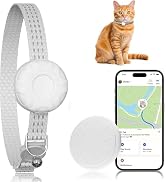 ZFSJTAG Cat GPS Tracker, Cat Tracker Compatible with Apple Find My App (Only iOS), No Monthly Fee...