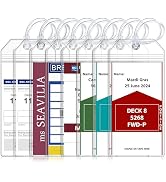8 Pack Luggage Tag for Cruise Ship Essentials for NCL, Princess, Carnival, Royal Caribbean and Ce...