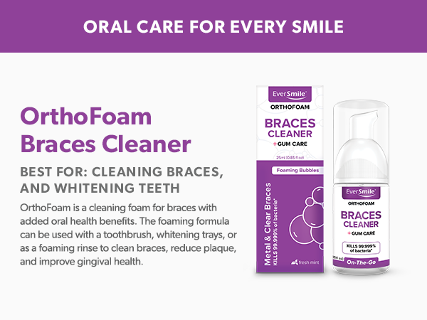OrthoFoam Braces Cleaner