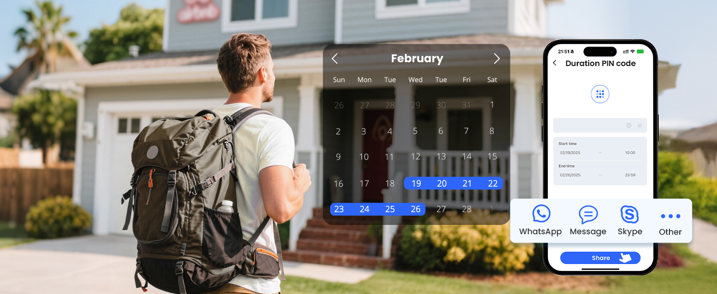 Veise Fingerprint Smart Door Lock