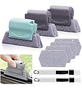 Koishu Magic Window Groove Cleaning Brush, Hand-held Window Track Cleaner Brushes Tools Set, Slid...