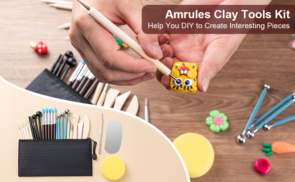 AMRULES Clay Tools Kit 27 PC 970x600-1