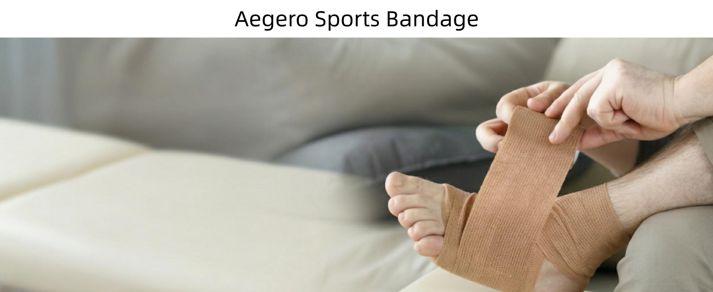 16 Pack Self Adhesive Bandage Wraps,2" X 5 Yards Non-Woven Elastic Cohesive Bandage Wrap,