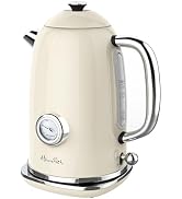 Harriet Electric Kettle, 1.8L Retro Electric Tea Kettle with Thermometer, 1500W Stainless Steel H...