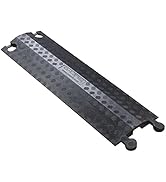 D-Line DO-2B765 Cable Protector, Heavy Duty Single Channel Drive Over Ramp, Protect Hoses and Cab...