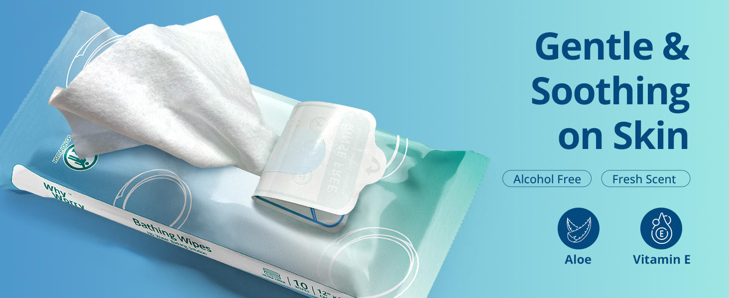 aloe vera vitamin ve microwavable sensitive skin hypoallergenic elderly care travel bedridden