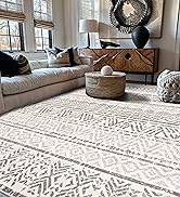 Rugshop Geometric Boho Perfect for high Traffic Areas of Your Living Room,Bedroom,Home Office,Kit...