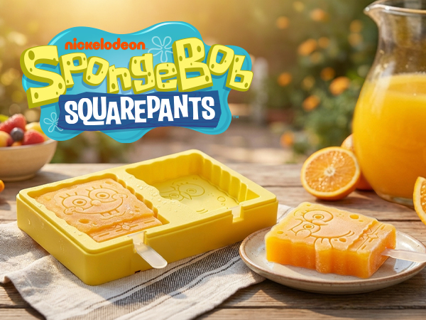 SpongeBob SquarePants Shaped Popsicle Molds