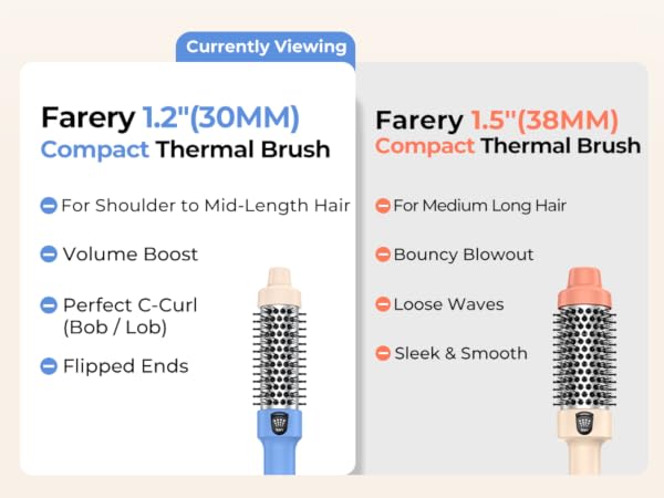mini curling brush