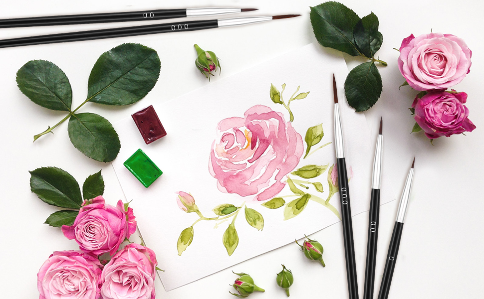 detail paint brushes set